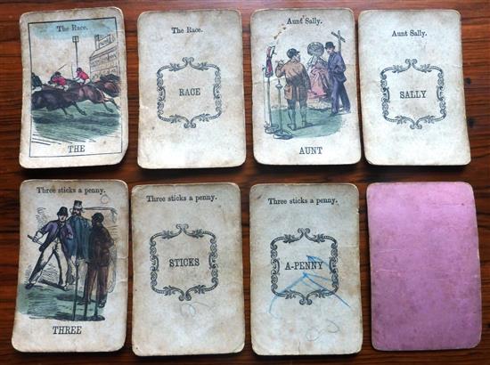 EPSOM RACES card game copyrighted by George Williams on 9 December 1866 and published by John Jaques & Son from c1880.